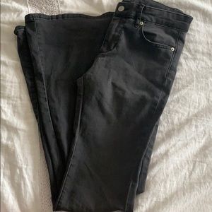 Black urban outfitters bell bottom jeans